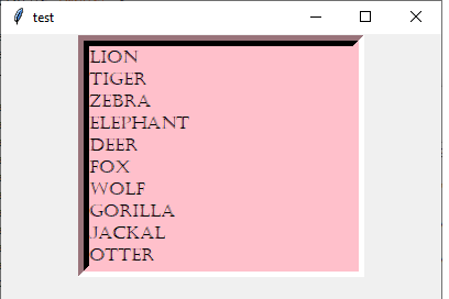 How To Add  Listbox In Tkinter In Python